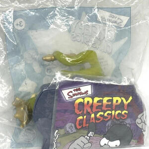 The Simpsons‎ Kang Alien Creepy Classics Burger King Toy SEALED Vintage 2002